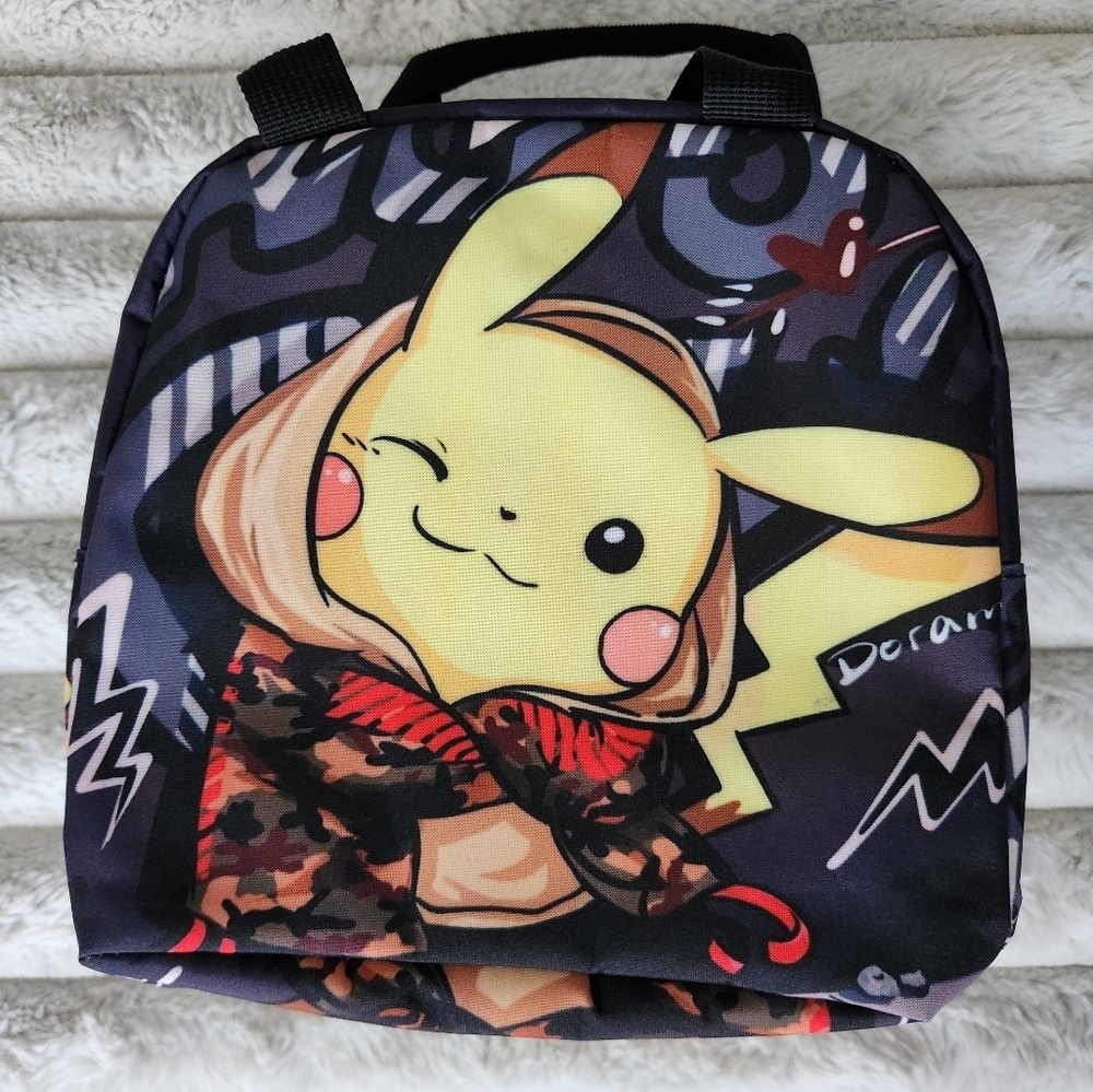 Pikachu Graphic Lunchbox Pokemon Kids Lunchbag - Picture 2 of 8